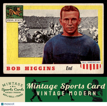 1955 Topps All-American Bob Higgins #33