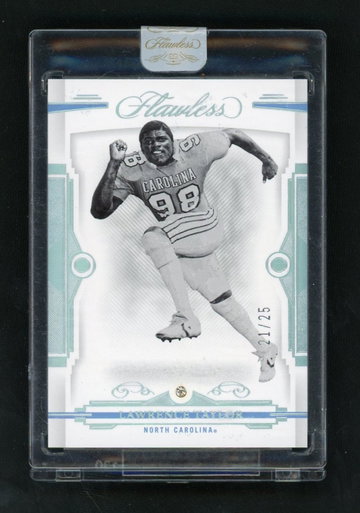 2022 Flawless Collegiate #63 Lawrence Taylor Diamond Gem /25