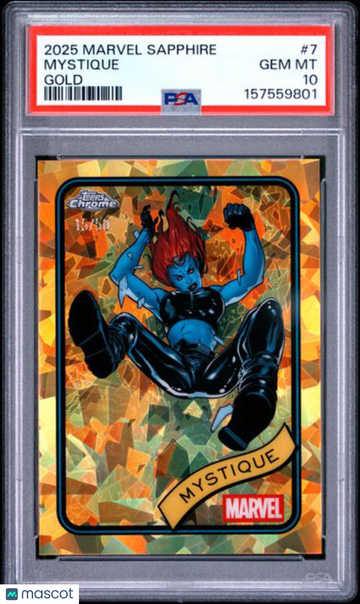 2025 Topps Chrome Marvel Sapphire Parallel/Variety #7 PSA 10