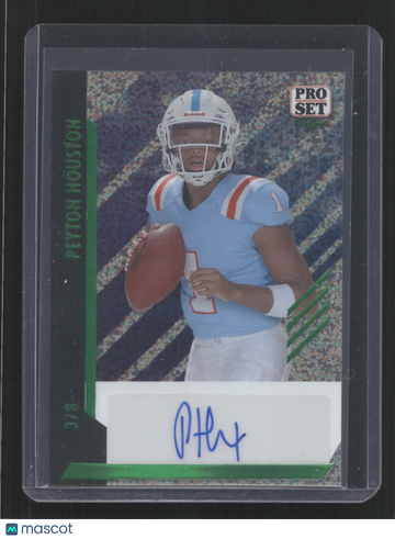 2024 PRO SET PURE PEYTON HOUSTON #BL-PH1 3/8 AUTO SN