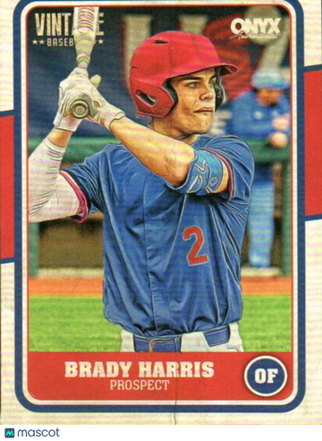 2025 Onyx Vintage Brady Harris #OVBRHA