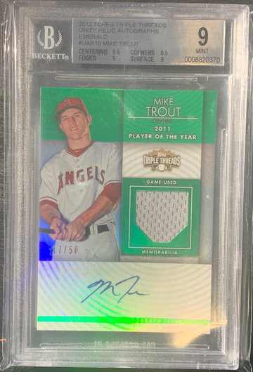 2012 Mike Trout #17/50