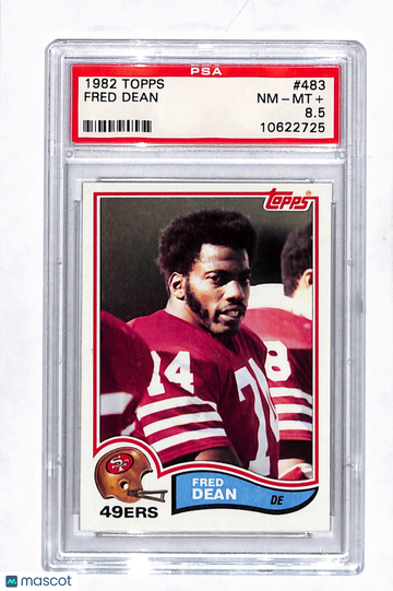 1982 Topps Fred Dean #483 PSA 8.5