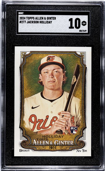 2024 Topps Allen & Ginter #277 Jackson Holliday SGC 10