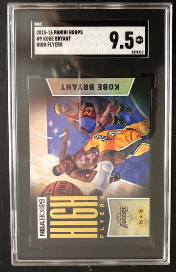 2015-16 Panini Hoops Kobe Bryant High Flyers SGC 9.5 Mint