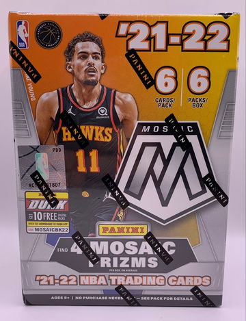 2021-22 Panini Mosaic Basketball 6-Pack Blaster Box NBA