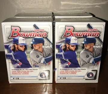 2020 Bowman Baseball Blaster Boxes - Lot of 4