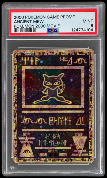 2000 Pokemon Game Promo Ancient Mew Pokemon '00 Movie PSA 9