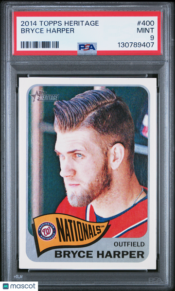 2014 Topps Heritage Bryce Harper #400 PSA 9