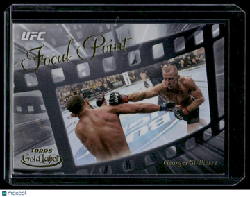 2024 Topps Gold Label UFC Georges St-Pierre #FP-3 Focal Point