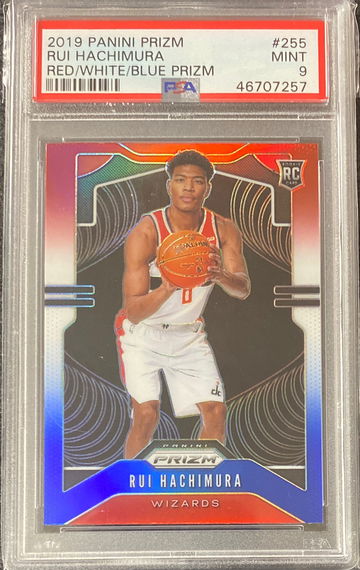 Rui Hachimura 2019 panini prizm red white blue