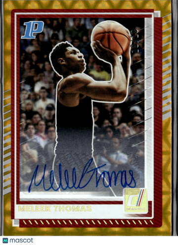 2025 Panini Donruss Basketball Meleek Thomas #71 Gold