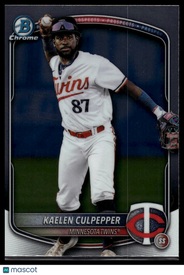 2025 Bowman Draft Kaelen Culpepper #BDC-120 Chrome
