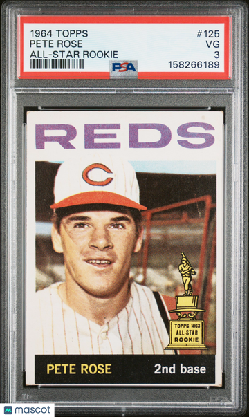 1964 Topps Pete Rose #125 All Star Rookie PSA 3