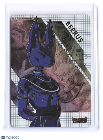 2021 Dragon Ball Super Card Collection Beerus Facsimile Signature