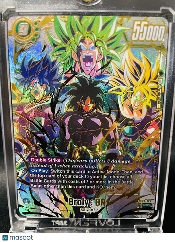 2024 Dragon Ball Super Fusion World Awakened Pulse Broly Holo Secret Rare SCR