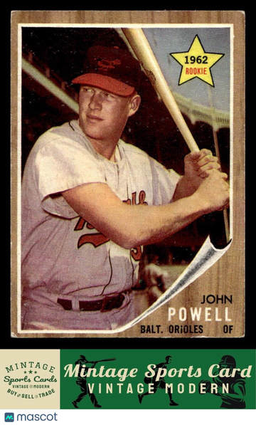 1962 Topps John Powell #99 RC