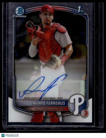 2025 Bowman Chrome Alirio Ferrebus #CPA-AF Prospect Autographs AU
