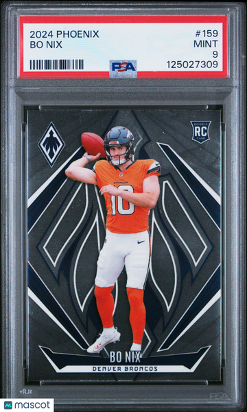 2024 Panini Phoenix Bo Nix #159 PSA 9
