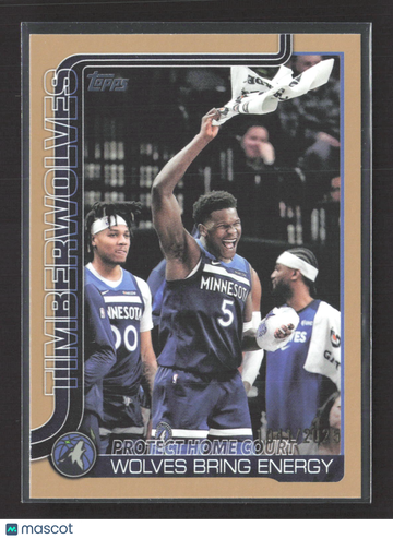 2025 Topps Flagship Anthony Edwards D'Angelo Russell #287