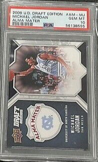 2009 Upper Deck UD Draft Edition Alma Mater AM-MJ Michael Jordan University of North Carolina Tar Heels PSA 10 Gem Mint