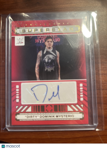 2024 Panini Photogenic WWE Dominik Mysterio Signatures
