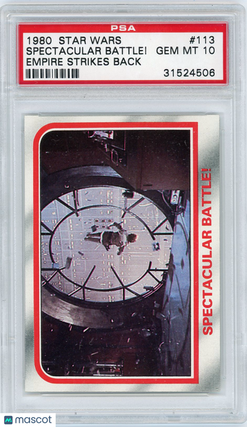 1980 Star Wars Empire Strikes Back Spectacular Battle! #113 PSA 10
