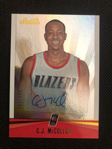 2017 Studio C.J. McCollum auto /299