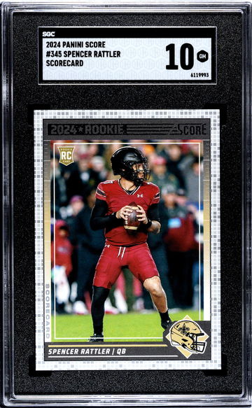 2024 Panini Score #345 Spencer Rattler Scorecard SGC 10