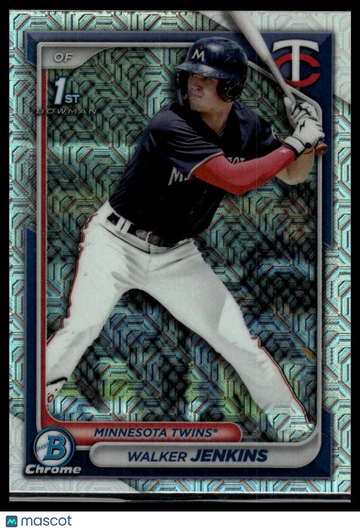2024 Bowman Walker Jenkins #BCP-43 Chrome Prospects Mojo Refractors