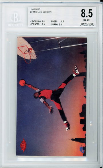 1985 Nike Michael Jordan Promo BGS 8.5