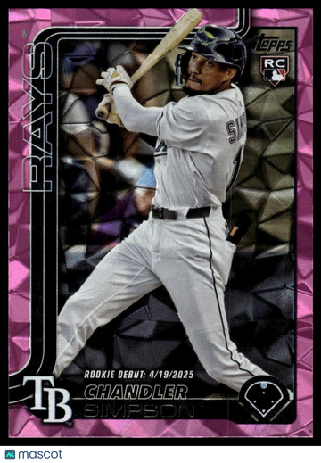 2025 Topps Update Chandler Simpson #US349 Pink Diamante Foil