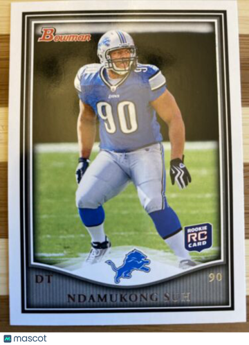 🔥2010 Bowman Football Walmart Exclusives # WC-11 Ndamukong Suh Future HOF Bucs