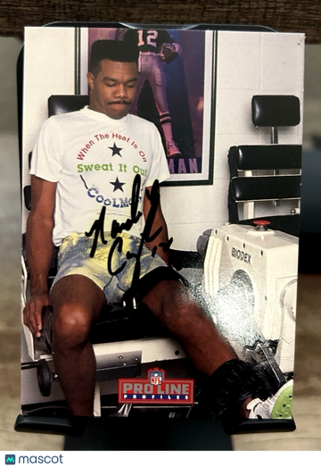 1992 Pro Line Profiles Randall Cunningham #8 Auto Base Set