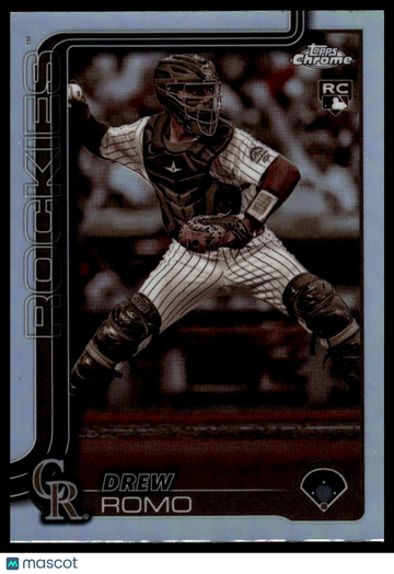 2025 Topps Chrome Drew Romo #124 Sepia Refractors RC