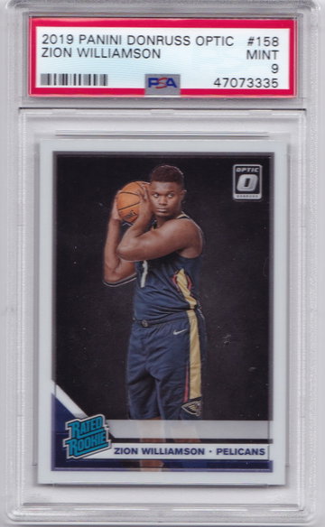 Zion Williamson 2019 Optic PSA 9