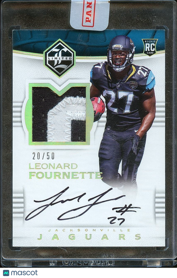2017 Leonard Fournette Patch Rookie Panini Authentic