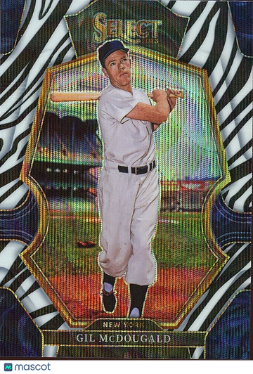 2023 Select Gil McDougald #135 Zebra Prizm