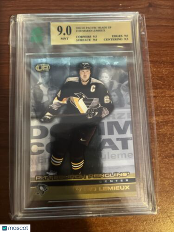 2002-03 Pacific Heads Up Mario Lemieux MNT 9