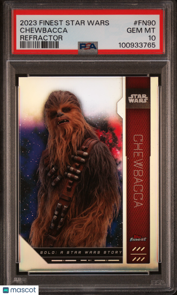 2023 Topps Finest Star Wars Chewbacca #FN90 PSA 10