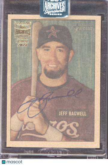 2005 Bowman Heritage Jeff Bagwell #172 /1