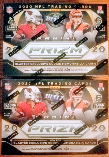 2020 Panini Prizm Football Walmart Blaster Lot x 2