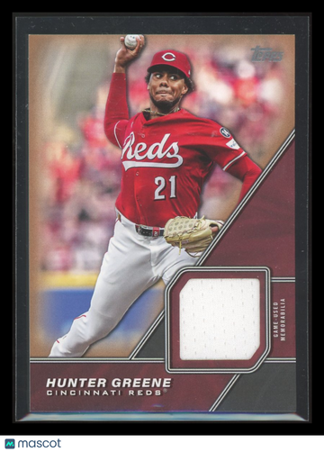Hunter Greene 2026 Topps Major League Material Black Border 10/50 Major League Material Relic Card Game-Used Memorabilia