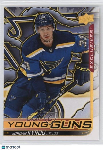 2024-25 Upper Deck Series 2 - Young Guns Renewed - Exclusives Jordan Kyrou #241 Exclusives 064/100