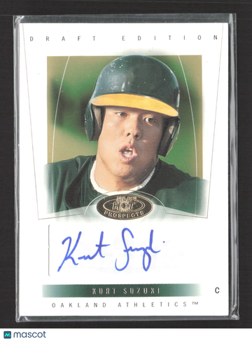 2004 Fleer Hot Prospects Draft Edition Kurt Suzuki #110 119/299 Auto