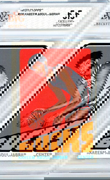 1972 Topps Kareem Abdul-Jabbar #100 BVG Beckett 5.5 P1256