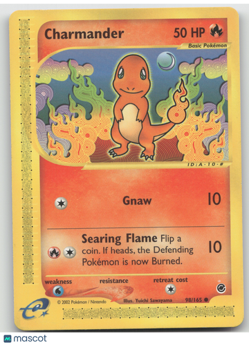 2002 Expedition Base Set Charmander #98/165