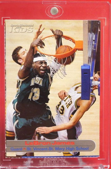Lebron James 2003 Sports Illustrated for Kids Rookie Series III Basketball Card #264
