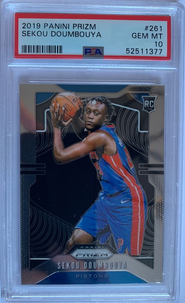 2019 Panini Prizm Sekou Doumbouya PSA 10