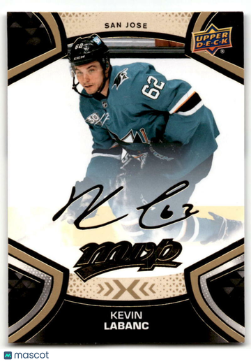 2021-22 Upper Deck MVP Kevin Labanc #62 San Jose Sharks